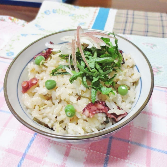 うま味アップ 炊飯器で 塩昆布入りタコ飯 By たまママさん レシピブログ 料理ブログのレシピ満載