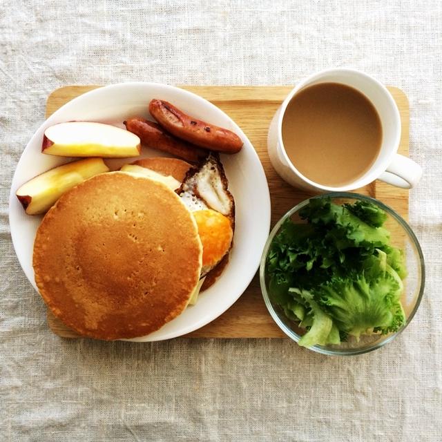 2月20日の朝ごはん。調理時間6分