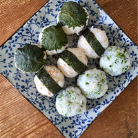 【男飯】しそ梅×おにぎりDE朝食