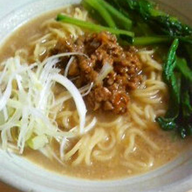 晩ご飯(坦々麺)