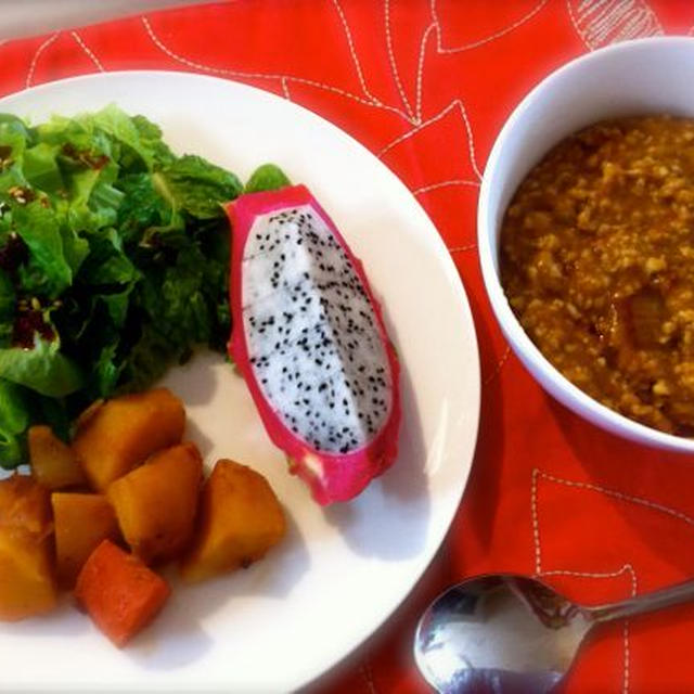 カレーオートミール。