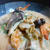 花咲しめじ（ヒマラヤひらたけ)と魚介のあっという間のクリーム煮