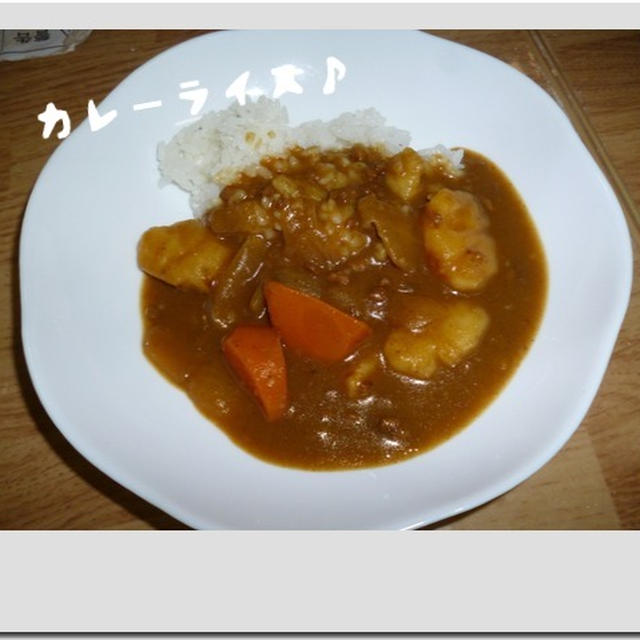 一日の過ごし方～カレーライス～