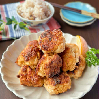 サイゼリア人気メニューをお家で☆鶏むね肉と焼き麩で作る辛味チキン