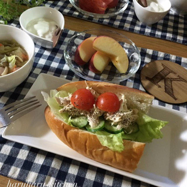 急なお泊まり〜朝ごはん♪