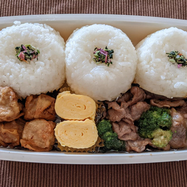今日のお弁当　第1656号　〜牛肉オイスターソース炒め〜