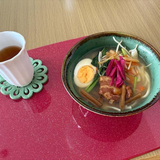 手抜きランチ〜夜は半額カレイで、おうち居酒屋開店♪