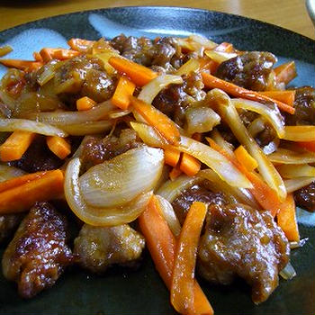 酢豚風の炒め物