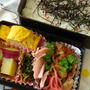 赤身の豚バラが安かったよ弁当。