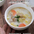 ソーセージと白菜のちゃんぽん風スープ