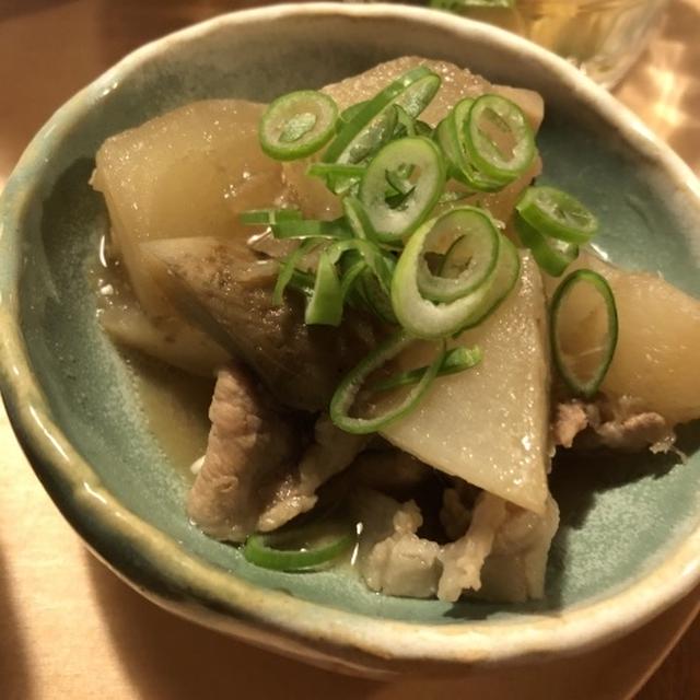 大根とごぼうと豚肉の煮物