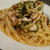 さっぱり美味しいもずくと鶏笹身の冷製パスタ梅干しで