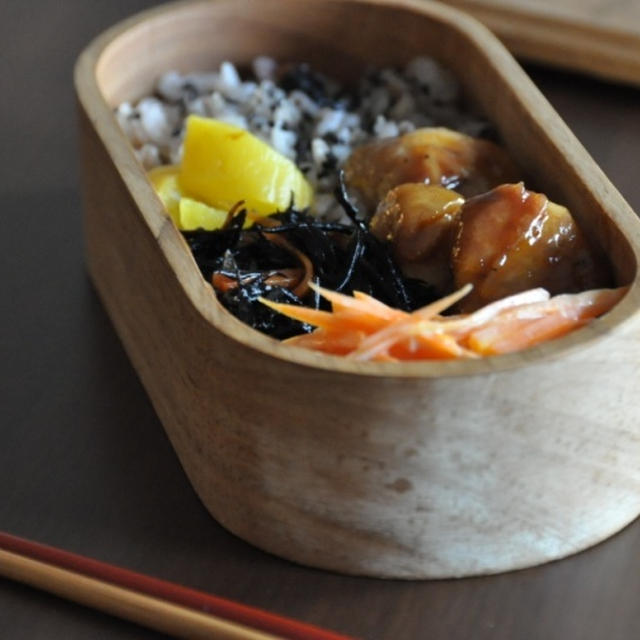 長芋の豚肉巻き弁当。