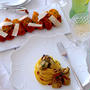 ミラノ風牡蠣フライと牡蠣のペペロンチーノ