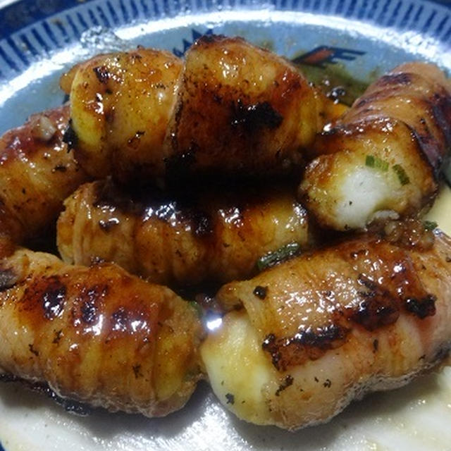 甘辛豚バラポテ巻き