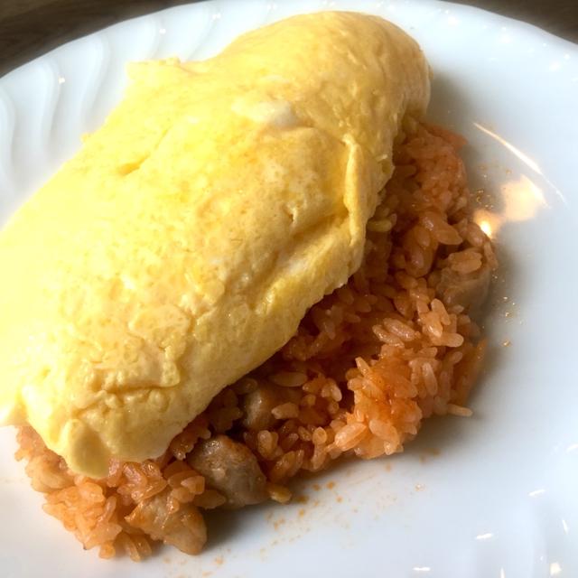たんぽぽオムライス(シェフのレシピ通り作ってみたの巻)