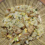 [一皿でお腹いっぱい]豚肉とれんこんの青海苔チャーハン