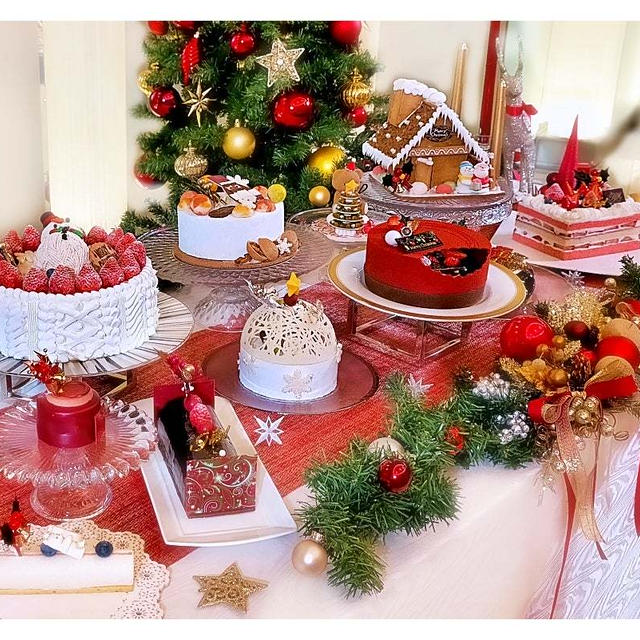 東京「ロイヤルパークホテル」2023クリスマスケーキ発表会