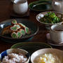 白菜とホタテの塩麹スープのお昼ご飯