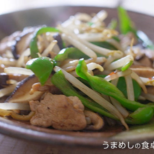 豚肉とピーマンの中華炒め