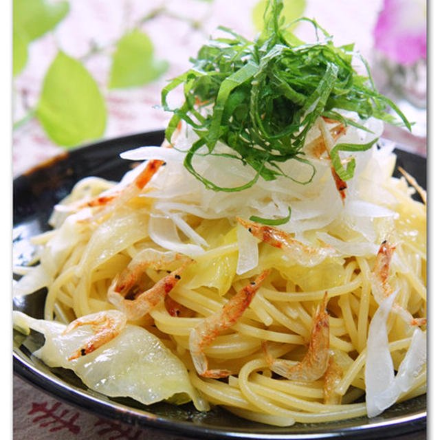 春のやわらか野菜たっぷり柚子こしょう和風パスタ