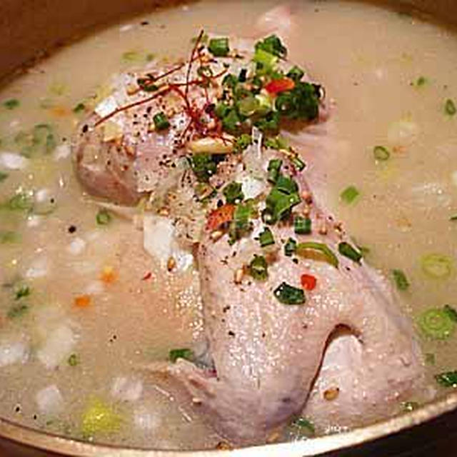 水刺齋<スランジェ>の参鶏湯(サムゲタン）新宿タカシマヤタイムズスクエア レストランズパーク　