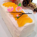 雛祭り♡赤ちゃんOK！ヨーグルト完全使い切り♡ピーチケーキ by Mariさん
