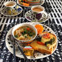 菜の花とトマトのチーズトースト・野菜スープで朝ごパン♪