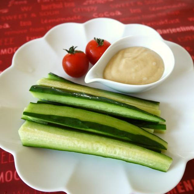 【簡単レシピ】野菜スティックに♡マヨ味噌ディップ♪