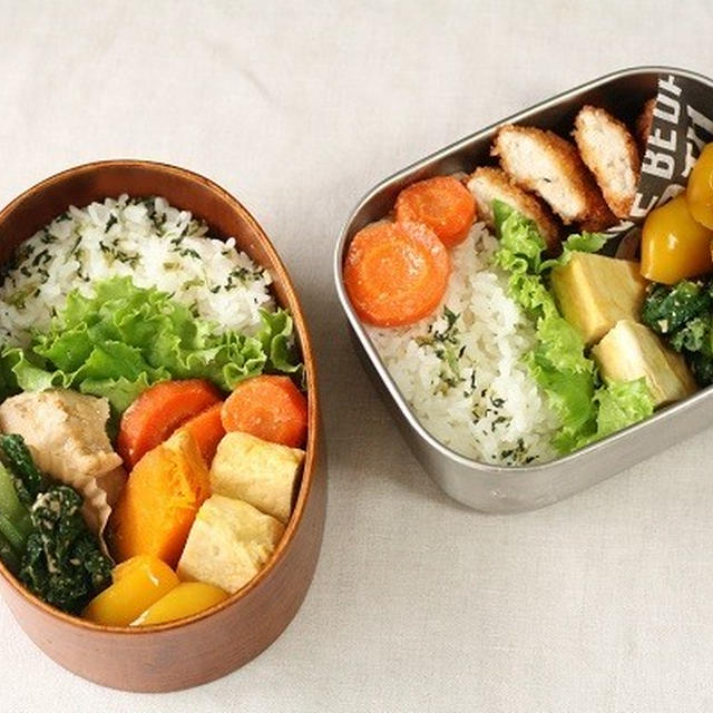 ささみ弁当ふたり分♪