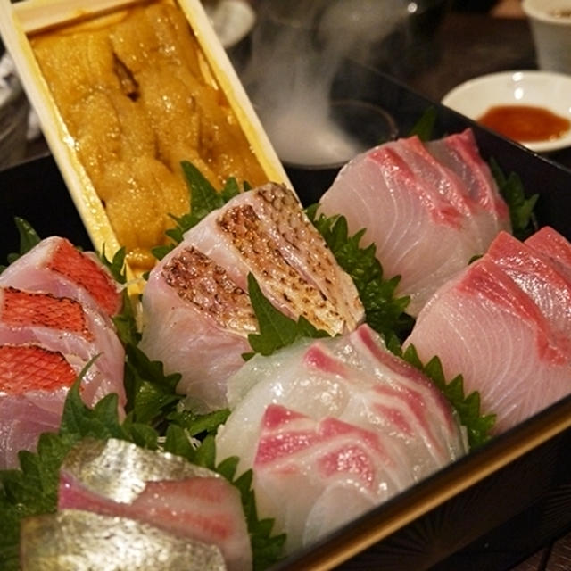 身厚でもっちりしたお刺身玉手箱☆俺の魚を食ってみろ 赤坂見附店