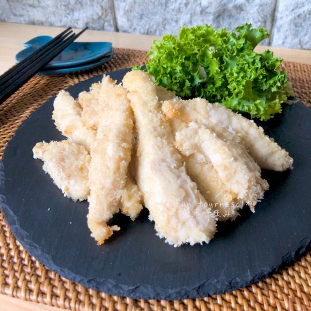 【おうち時間をヘルシーに】風邪予防☆トースターde揚げない鶏むねチーズフライ♡レシピ