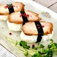 【鶏チャーシューで☆鶏チャむすび】