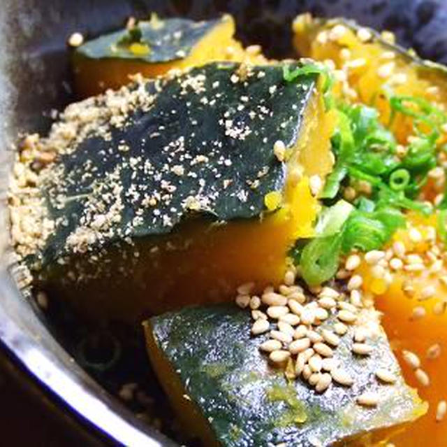 ☆かぼちゃの生姜風味ゴマ煮☆
