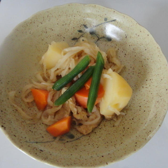 透明醤油で、ジャガイモの煮物★★★