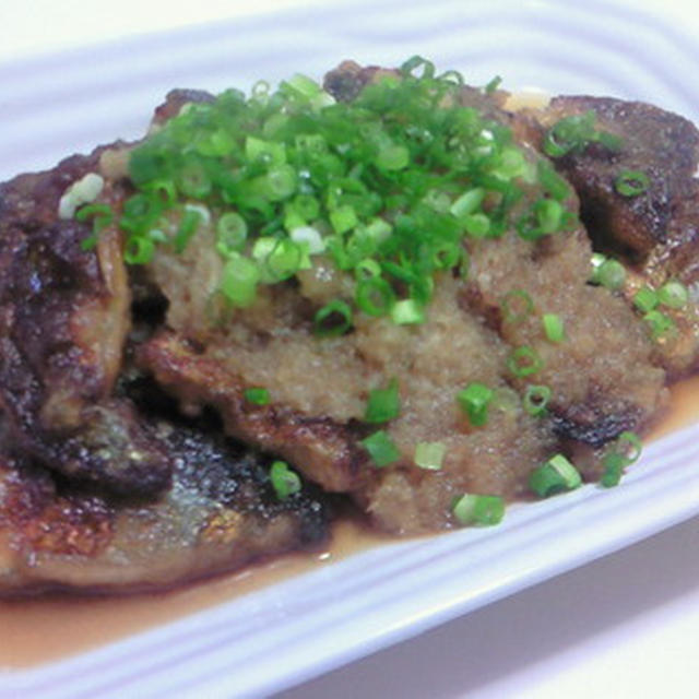 揚げ秋刀魚のおろし煮