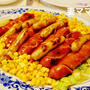 「おうちのみ」のクイック料理「ソーセージ・プレート」♪