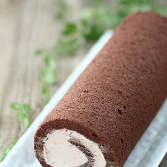 ■卵白でロールケーキ♪