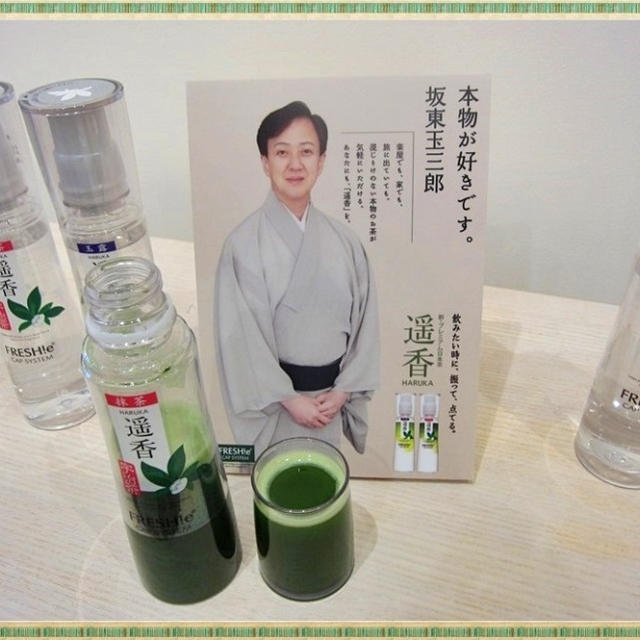 坂東玉三郎お気に入りペットボトル茶☆新プレミアム日本茶・遥香（サンプル女子会22）