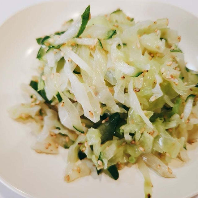 【レシピ】定番の大好きな組み合わせ野菜♡キャベツときゅうりの酢の物