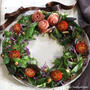 クリスマスのメニューに今からでも間に合う！簡単なのに華やか！リースサラダでおうちパーティ♪#michill