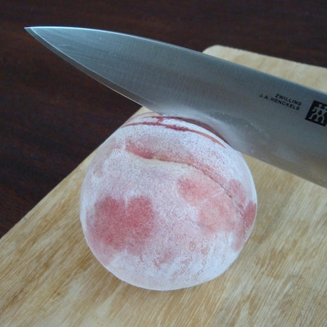 最近知った桃のおいしい食べ方「桃バニラ」