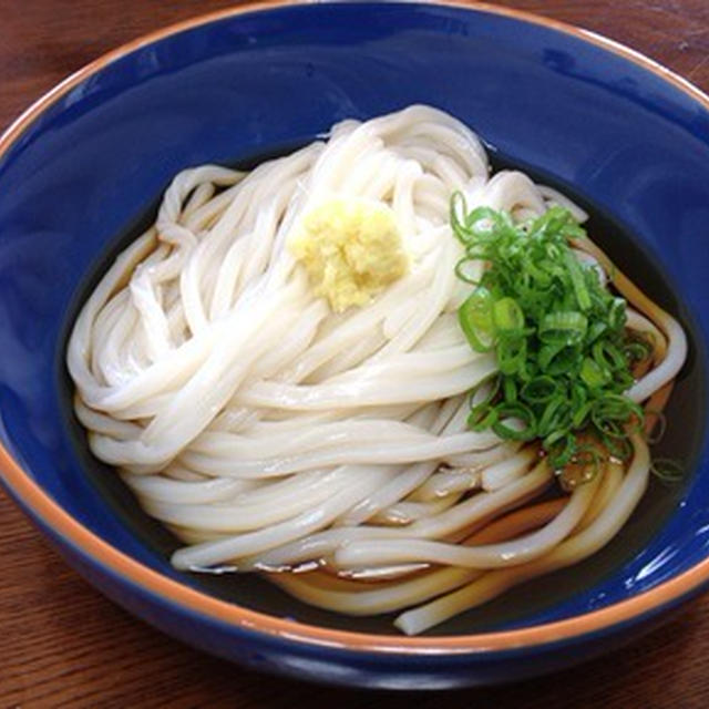 新しい器で「冷やぶっかけうどん」