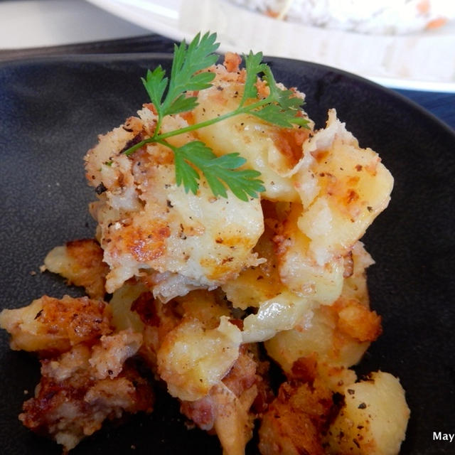 EASY Potato with Tangy Umeboshi Mayo　材料３ツ梅マヨポテト Pomme de terre avec Tangy Umeboshi Mayo