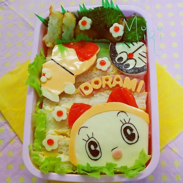 ひょっこりドラミちゃんのキャラ弁