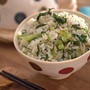 【小松菜・冷凍作り置きレシピ】カルシウムが豊富で簡単に作れる、小松菜とじゃこの混ぜごはんの作り方