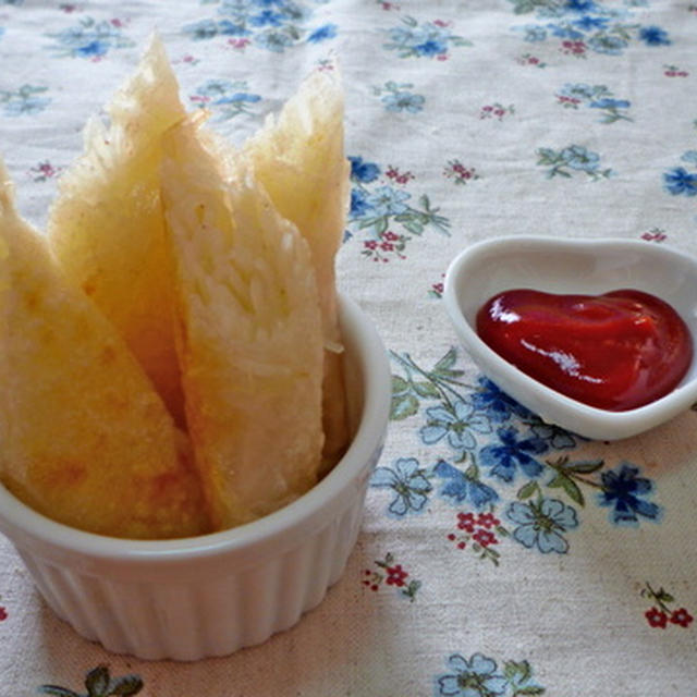 しゃきしゃきポテトの焼き春巻き