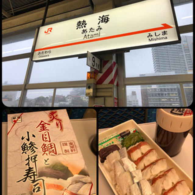 熱海から大阪に帰ります