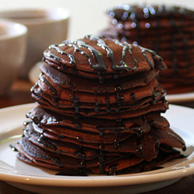 Chocolate Pancake Tower