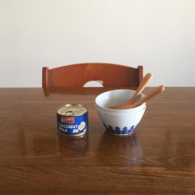 ココナッツミルクスープとミニ餃子